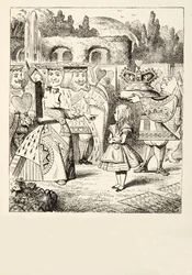 1891年に公開されたルイスキャロル（1832〜98）による「不思議の国のアリスアドベンチャー」の頭から離れて